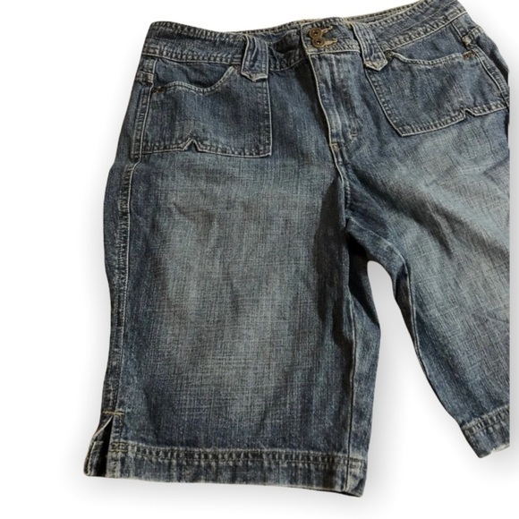 Riders Shorts Copper Women’s Size 13/14 M‎ Button Fly Zip Jean Shorts - Picture 9 of 10
